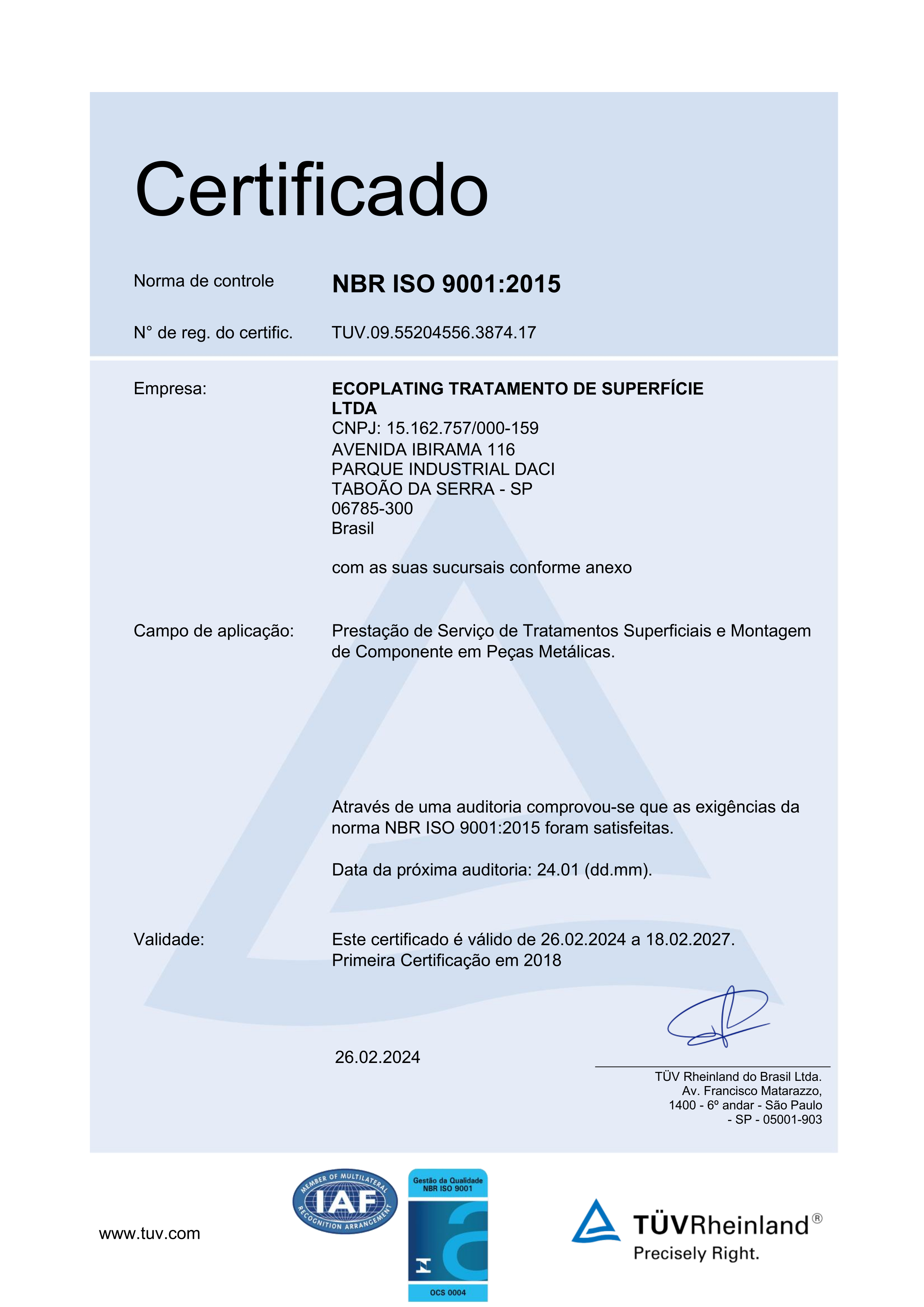 Certificado